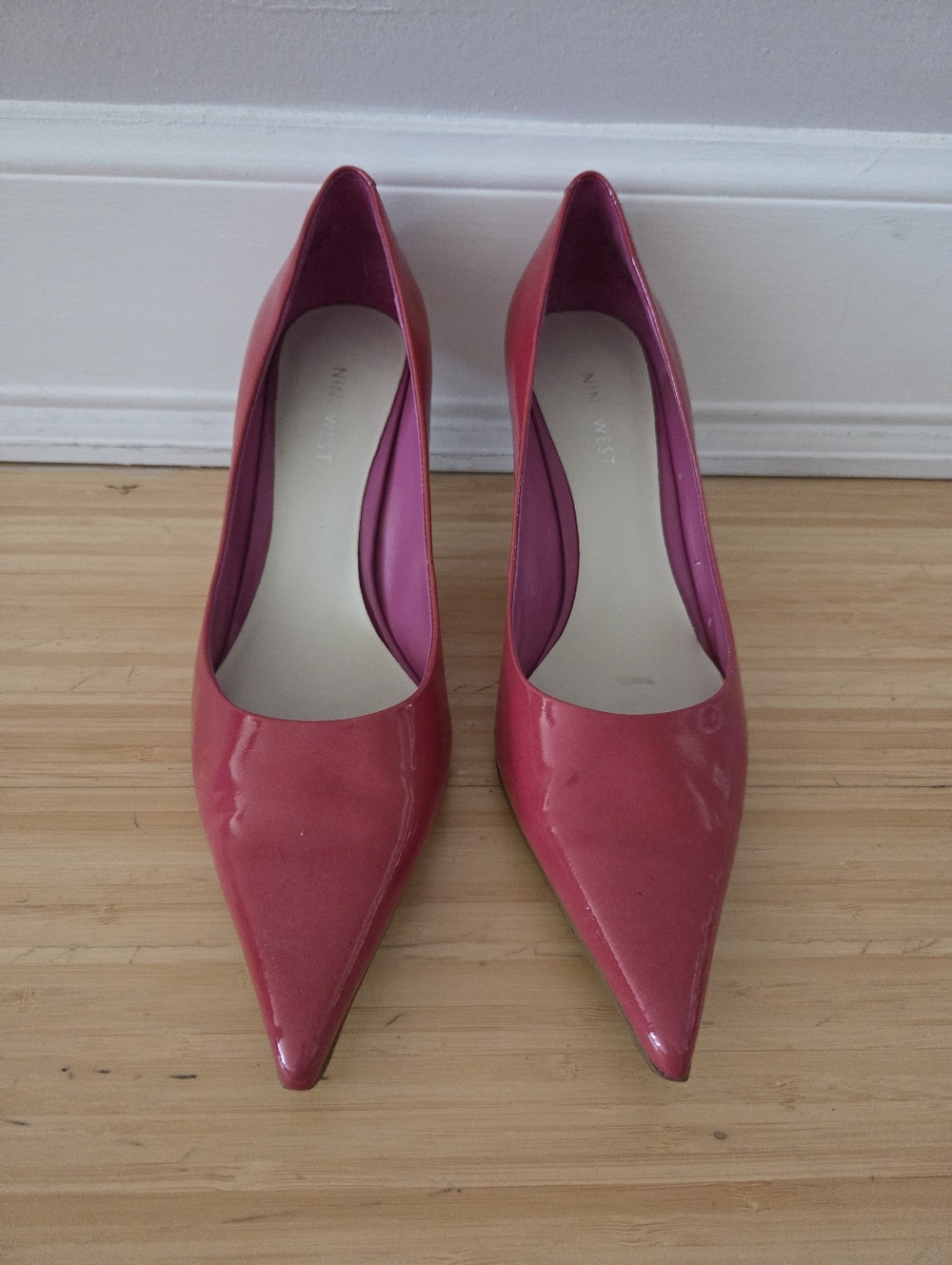 Nine West Women's Pink Pointed-Toe Pumps